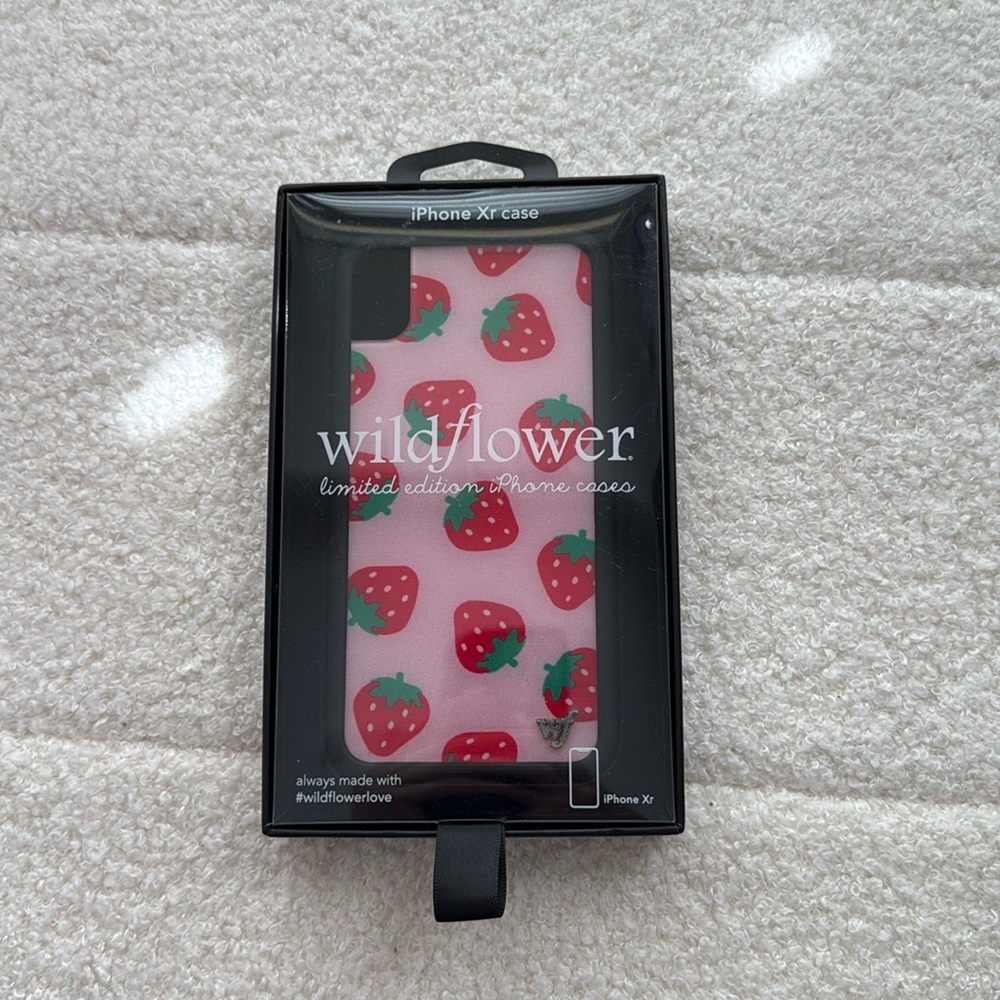 Wildflowers Pink Strawberry iPhone XR Case